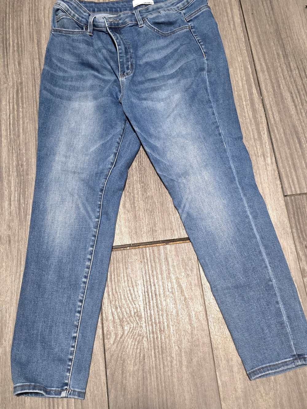 Vervet Women’s Blue Stretch Denim Jeans(TALL) Ankle Legnth